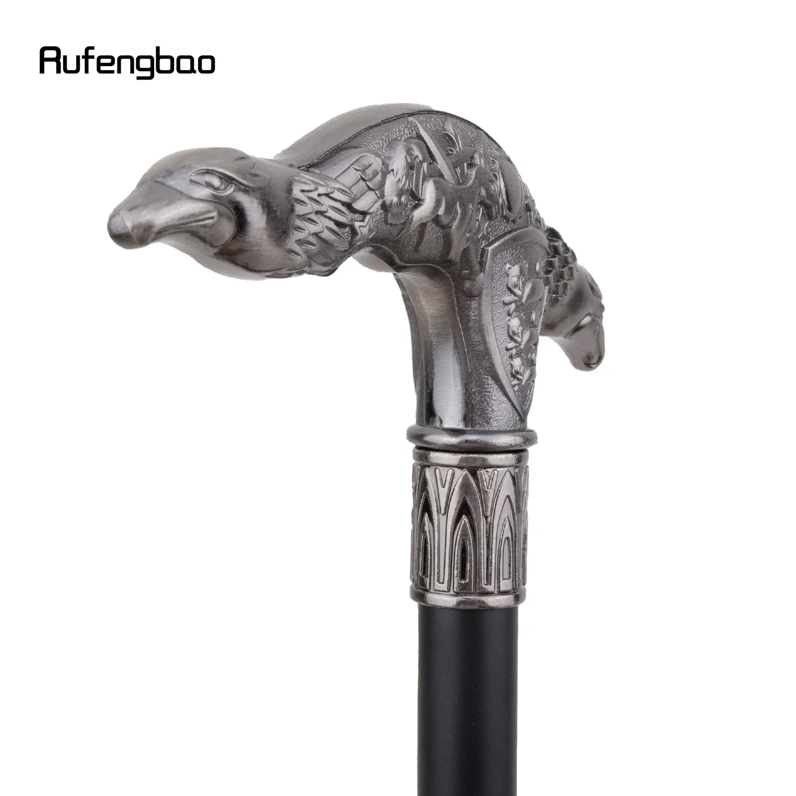 الفضة النسر رئيس موضة عصا للمشي عصا الزخرفية تأثيري خمر أداء الحفلات مرحلة قصب 93 سنتيمتر