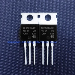 10PCS/Lot   GP20H60DF STGP20H60DF IGBT 20A 600V TO-220 Imported Original  Best Quality