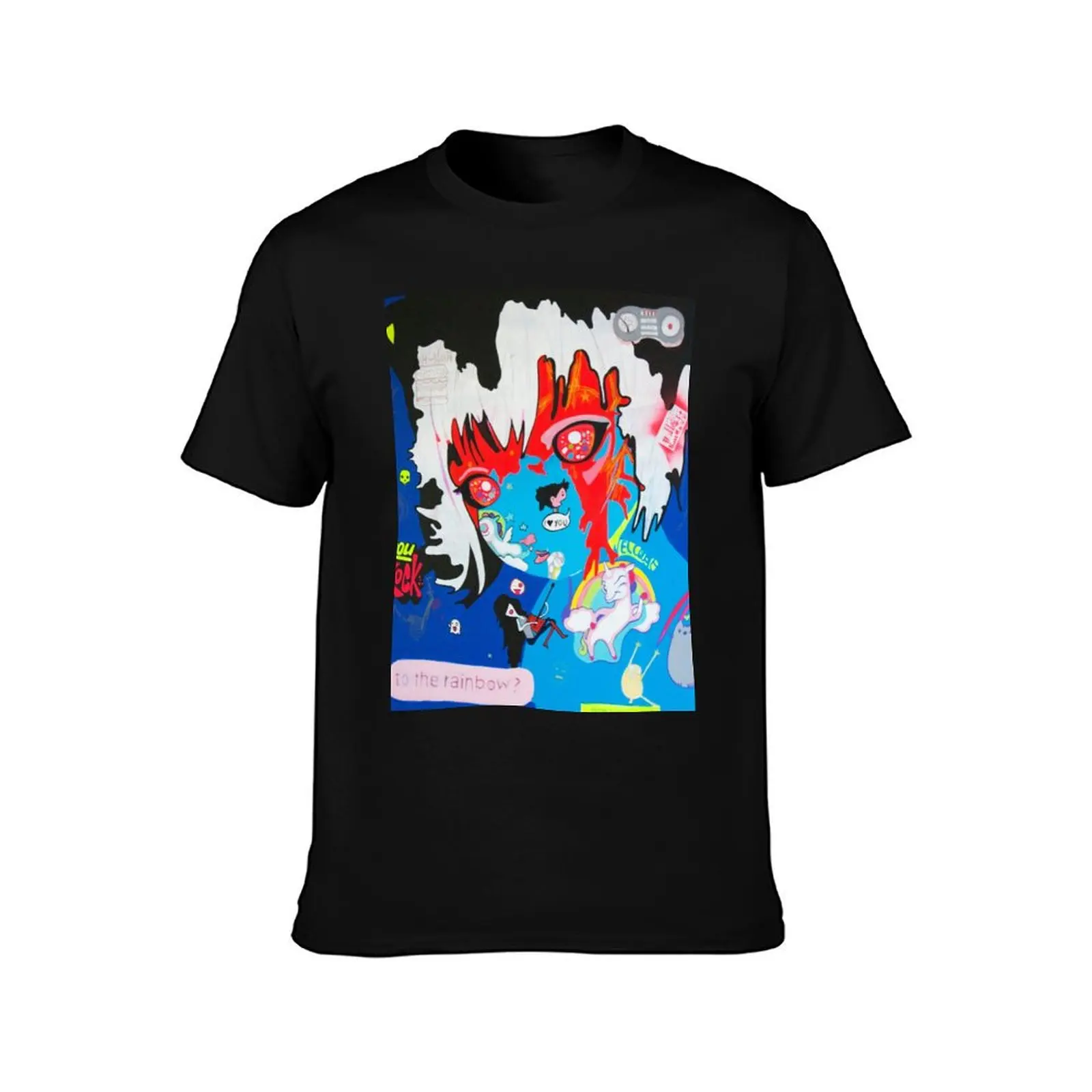 You rock, Osy Milian, creature, surreal, unicorn, mini figures, gamer T-Shirt Creative Graphic Tee Shirt T-Shirt