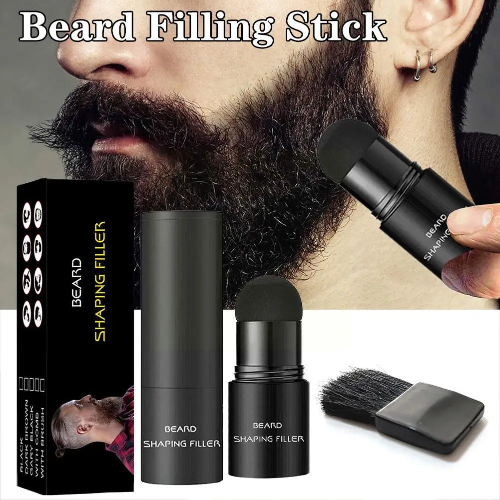 Dye Hair/beard Filling Stick Repair Scatters Waterproof Moustache Brush Care Pen Beard Men Mustache Enhancer Fill Hair Dye N6k6