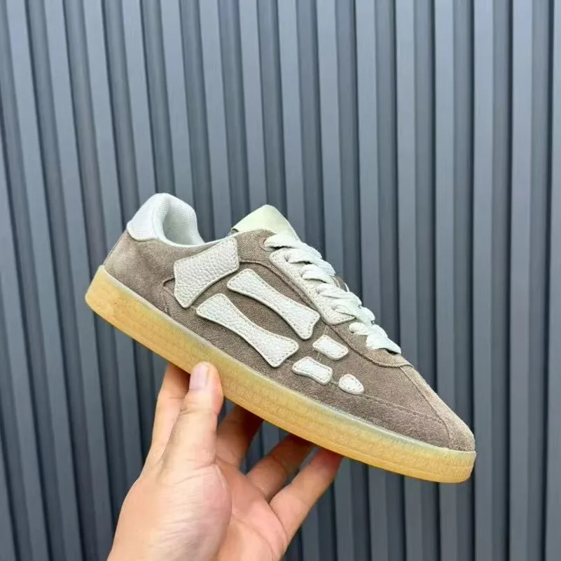 Leather Genuine Training Shoes for Women 2026 New Summer Retro Sport Casual White Sneakers Versatile Flat Soles Agan Board Shoes