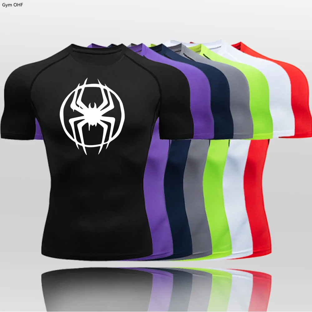 Compression Shirt Men Gym Running T Shirt Quick Dry Breathable Fitness Sport Shirts Sportswear Training Sports Tights Rashguard image 3