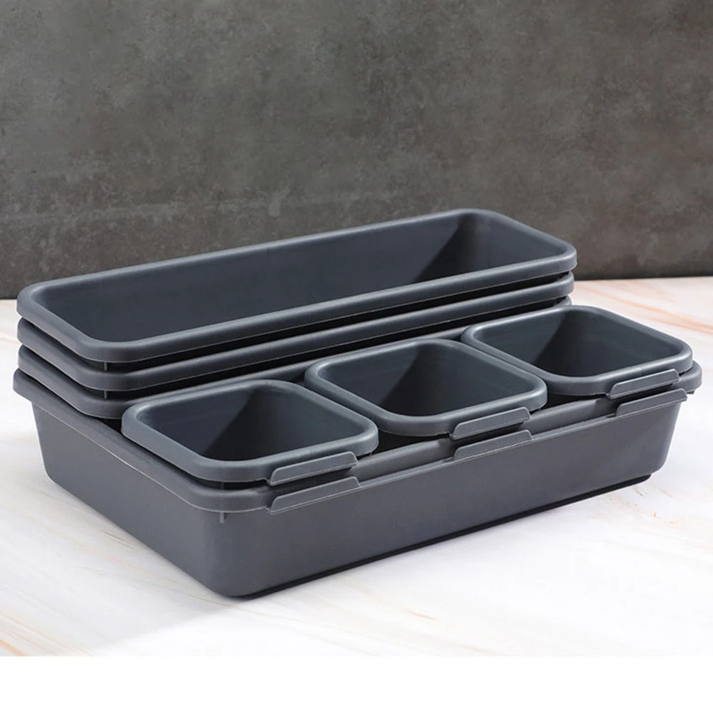 

2 Sets Desktop Organizer Storage Multifunctional Box With Compartments Householdsundries Storage Box Home Organizer