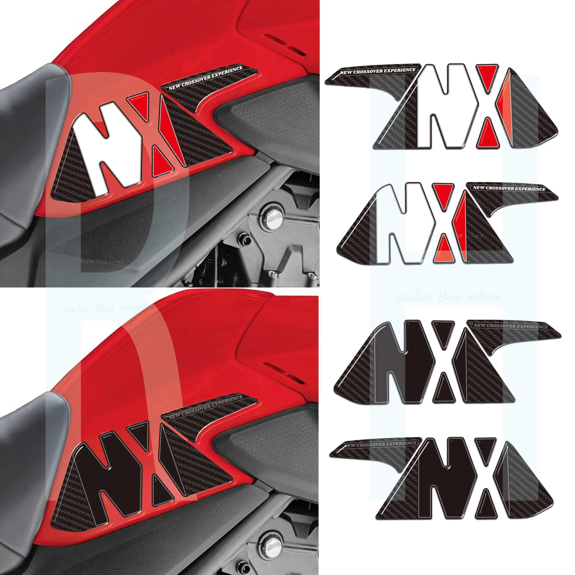 

Motorcycle Accessories Motorcycle Stickers 3D Protections For Honda NX500 2024-2025 Sticker Packs