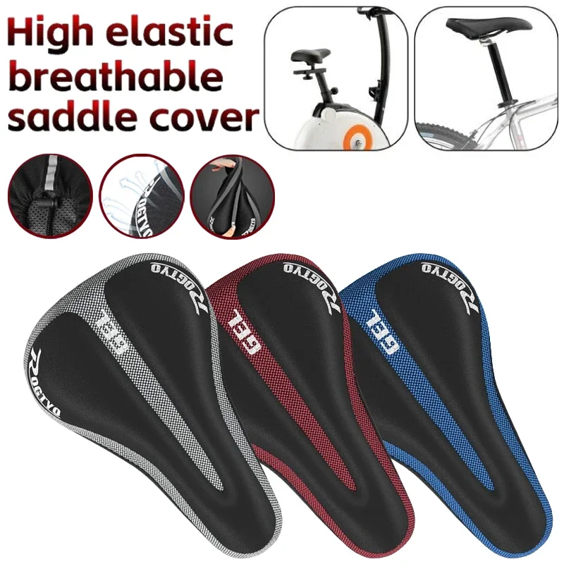 

Bicycle Saddle Cover Soft 3D Sponge Polymer Thickened Bicycle Universal Breathable Saddle Cover Soft Seat Cushion