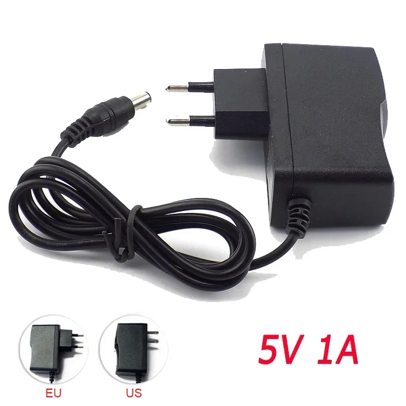 AC to DC 100 - 240V Supply Charger Adapter 5V 9V 12V 0.5A 1A 2A 3A 5.5mm x 2.5mm Plug for CCTV LED Strip Lamp US EU