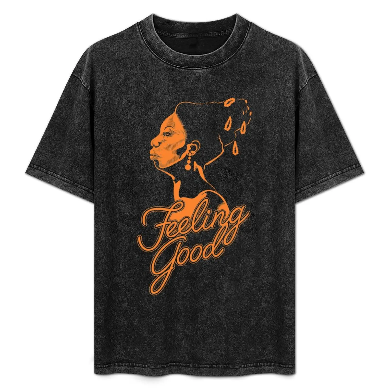 Feeling Good T-Shirt boys whites oversized cute tops blanks t shirts men