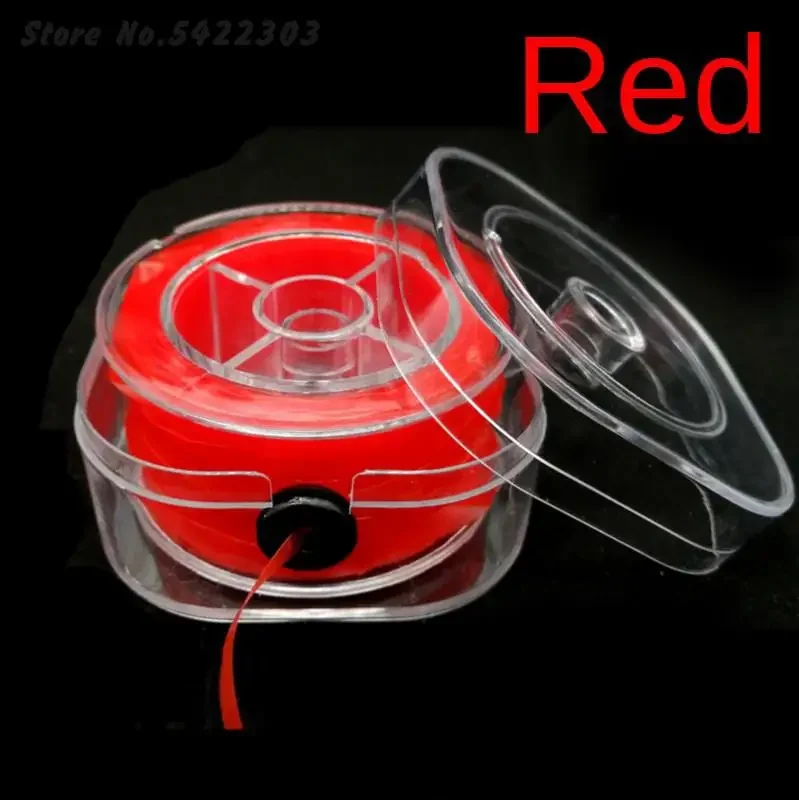 1 Roll 50M Elastic Rope Black Red Color tied Slingshot Fat Rubber Band Line String Wire Used For Hunting Slingshot Catapult Head