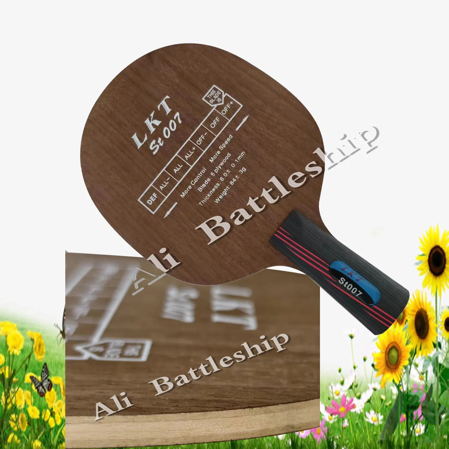 

LKT ST007 Table Tennis 5 plywood Blade for PingPong Racket ST 007