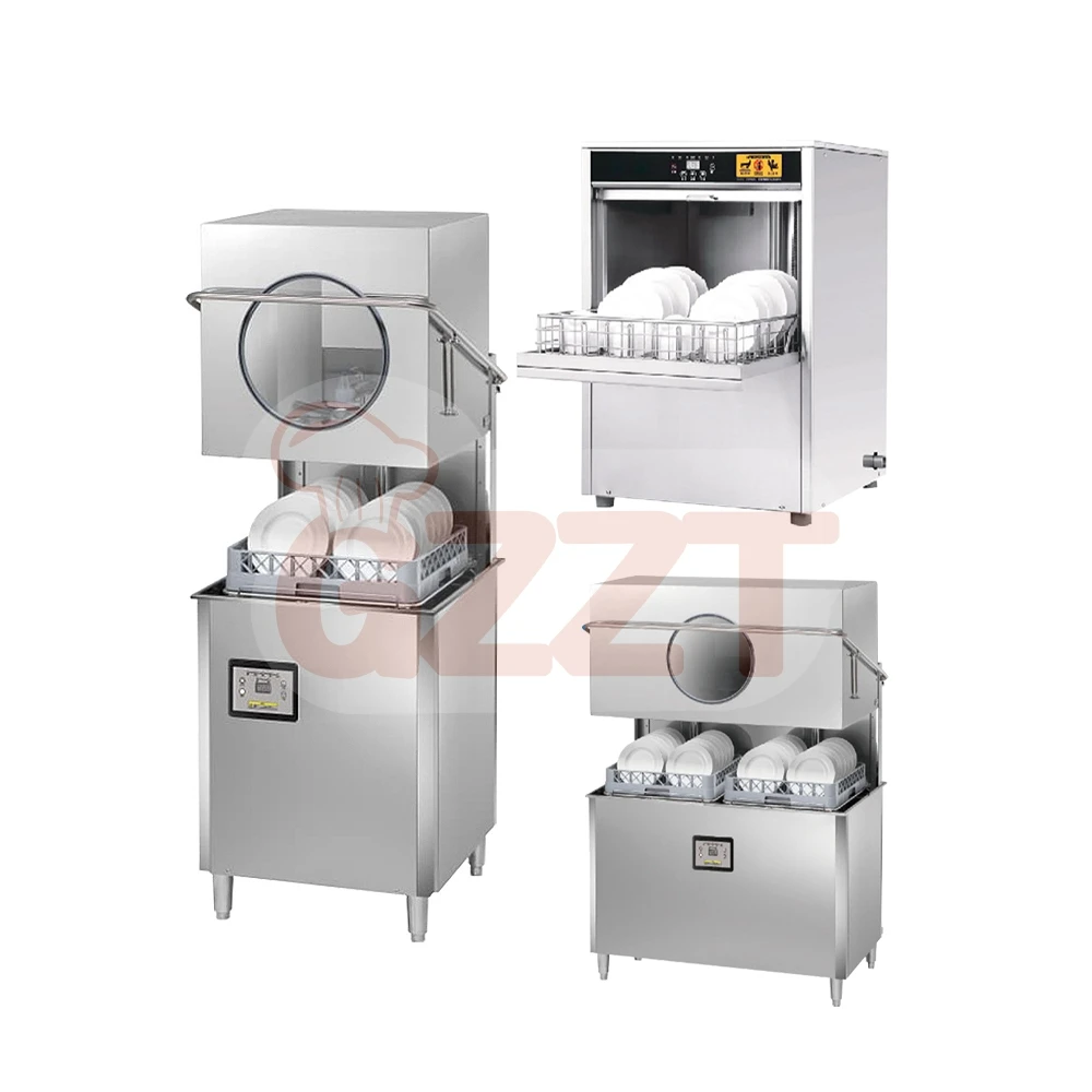 100 Baskets/hour Cutlery Basket Dishwasher 2 Baskets Commercial Dishwasher Machine Full-automatic Smallest Dishwasher