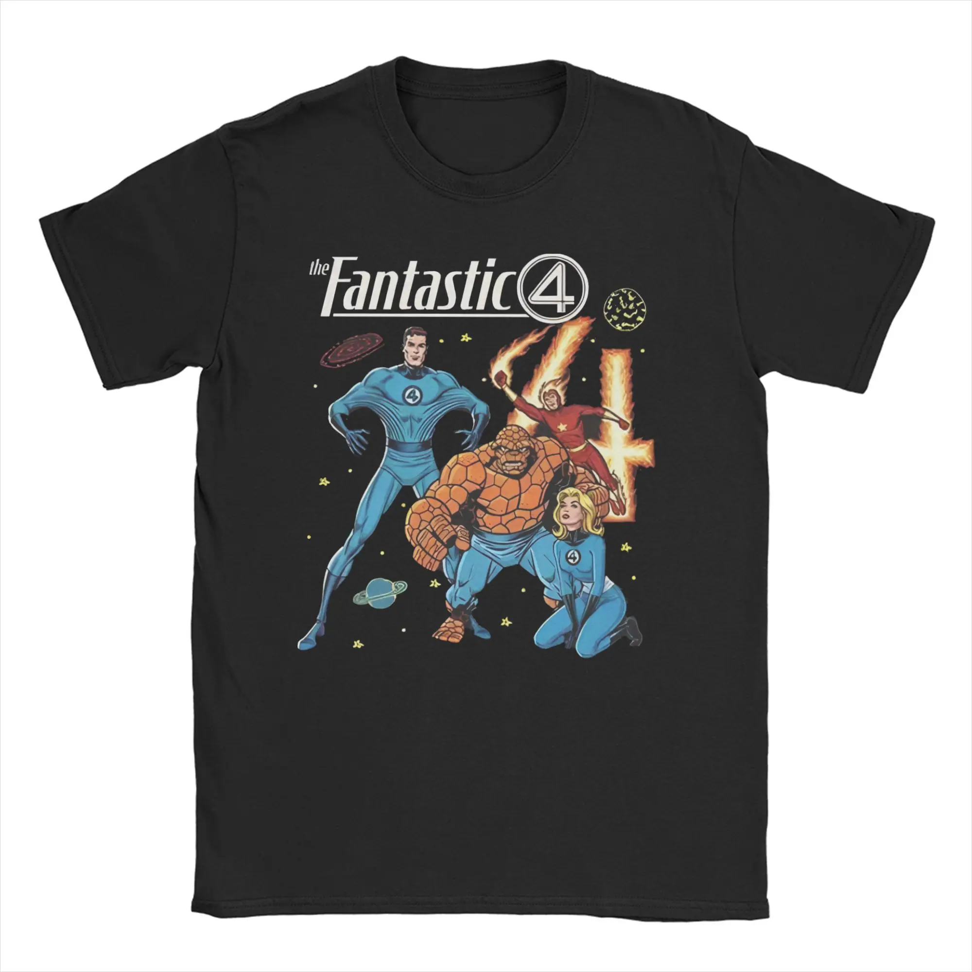 تي شيرت The Fantastic Four First Steps للرجال والنساء وصل حديثًا تي شيرت ملابس قطنية