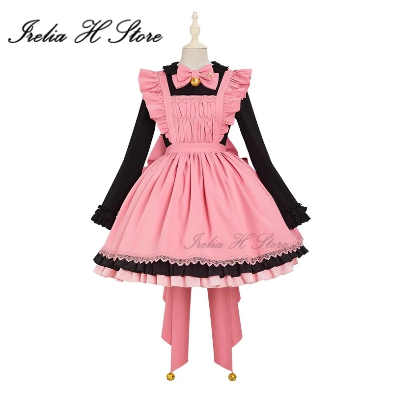 {in stock} Irelia H Store CARDCAPTOR CLEAR CARD Sakura Cosplay Costume Black and Pink Anime Lolita dress female Limited Edition