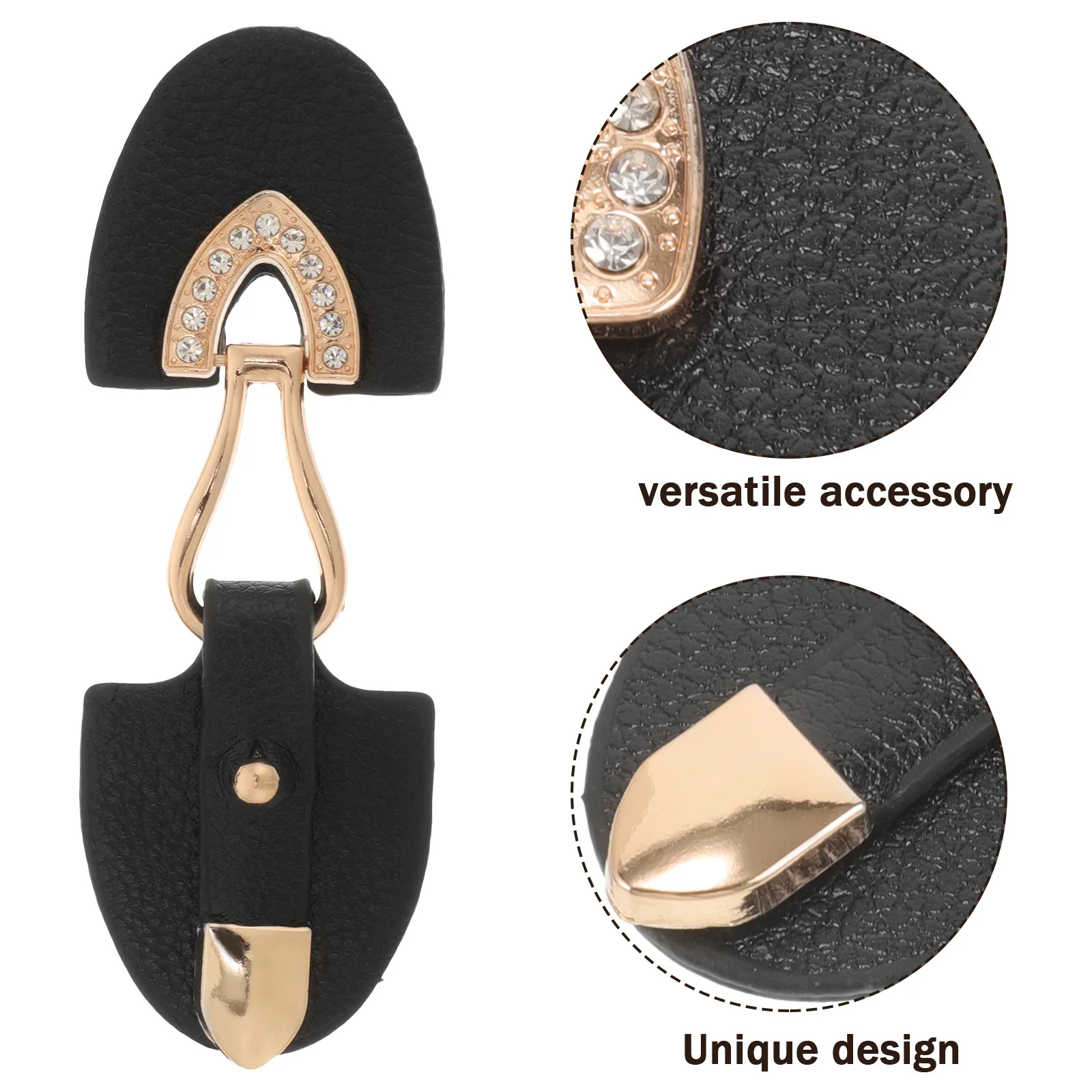 1 زوج مشبك معدني أنيق ملحق سترة واقية سترة معطف تبديل المشابك DIY بها بنفسك أزرار الملابس الزي الزخرفية