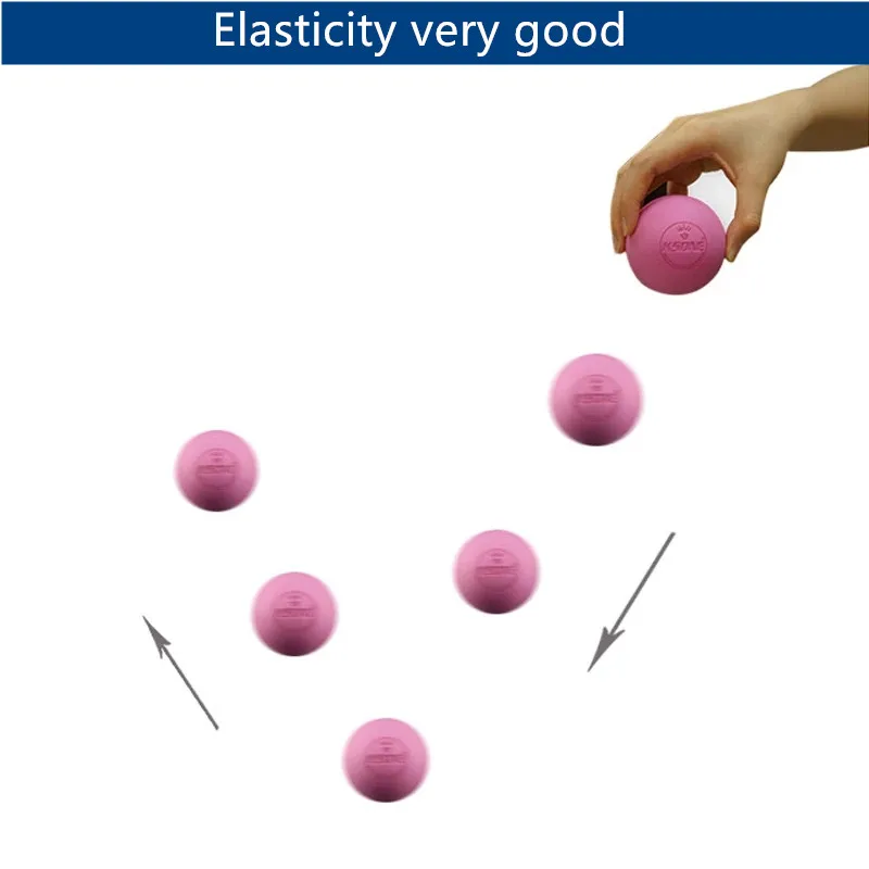 Massage Ball Fascia Ball Lacrosse 6.3cm Ball Yoga Muscle Relaxation Pain Relief Portable Physiotherapy Ball Jaw Exerciser Ball