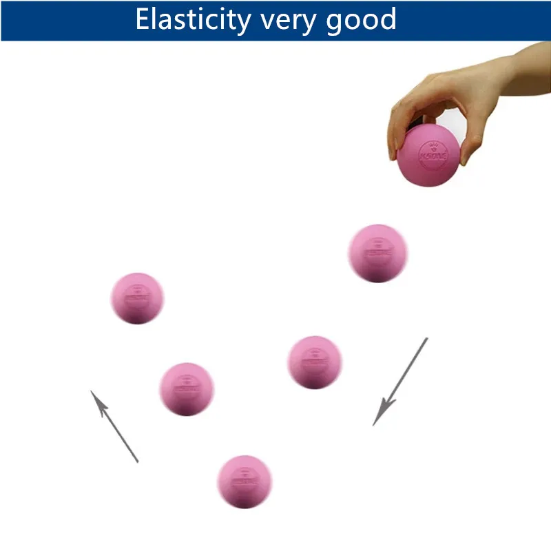 Bola de masaje Fascia de Lacrosse, 6,3 cm, para Yoga, relajación muscular, alivio del dolor, portátil, para fisioterapia, ejercitador de mandíbula