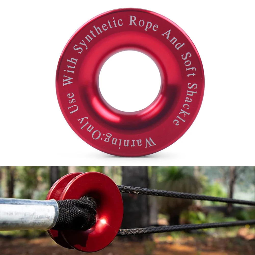 

Recovery Pulley for Off-road Winch Systems Aluminum Alloy Construction Suited for Trailer Tow and Vehicle Recovery