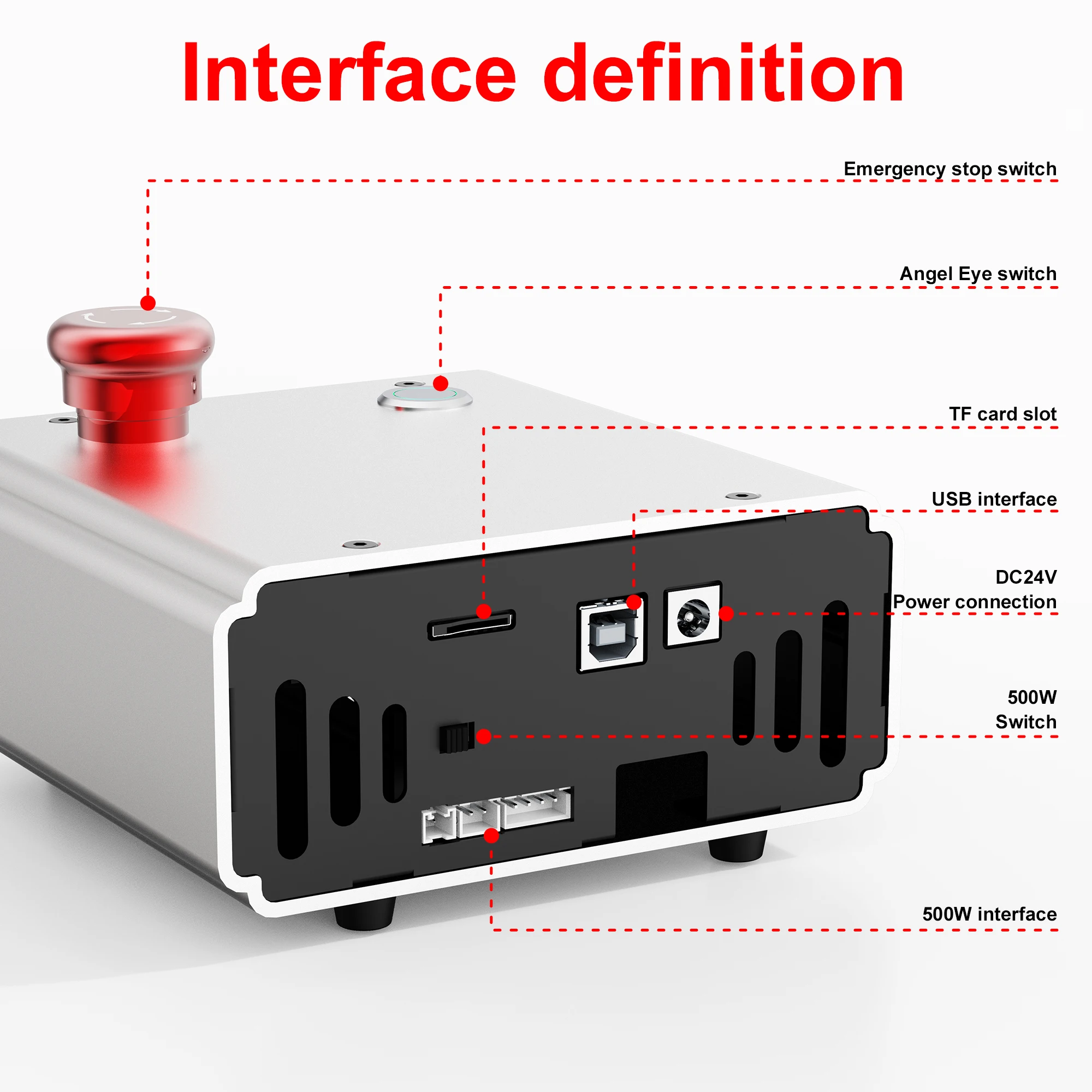 COOLOOK CNC400 GRBL Open-Source CNC and Laser Two-in-One with a Working Area of 400*400*50mm, for Cutting MDF/Solid Wood/Carbon - view 5