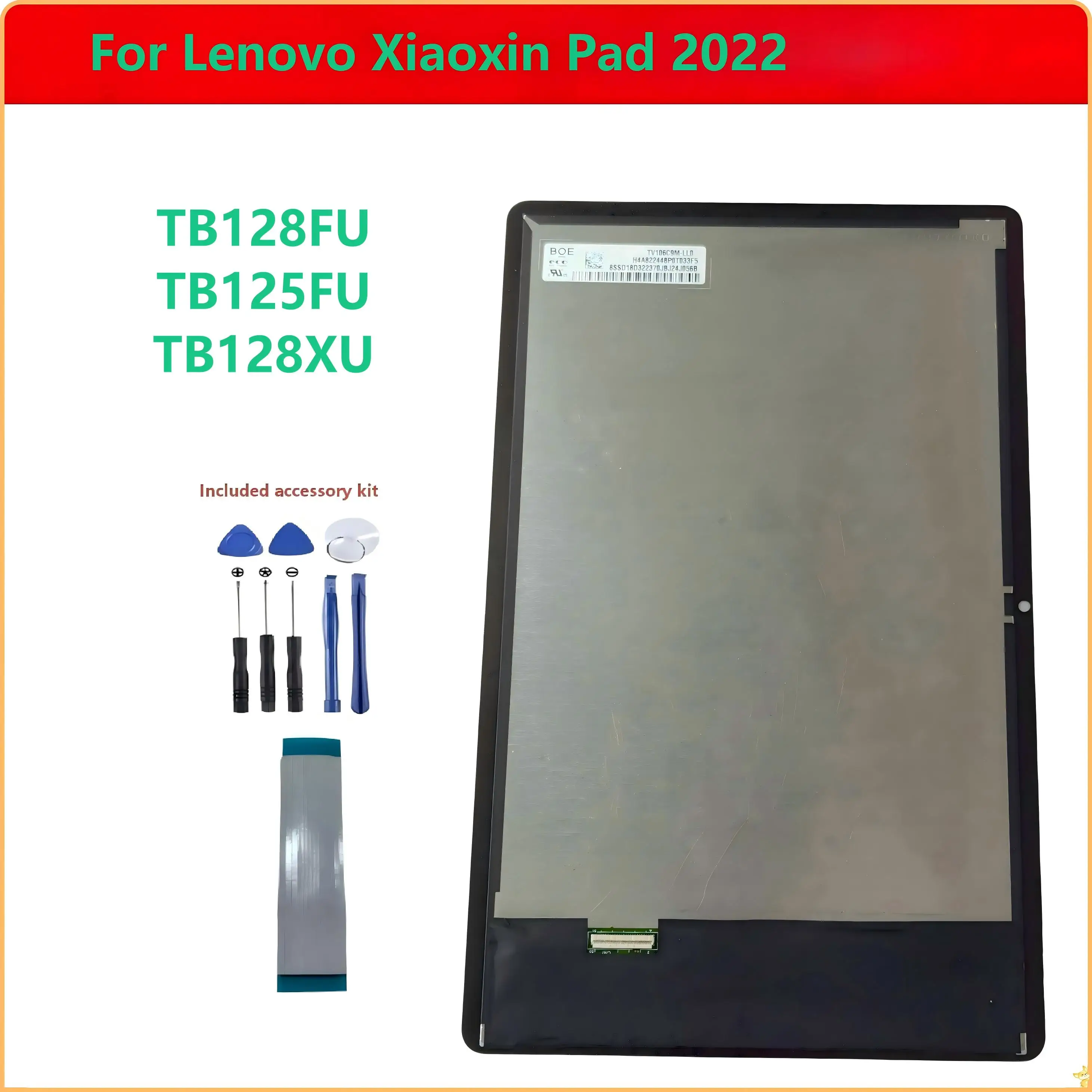 A+ Tablet LCD For Lenovo Xiaoxin Pad 2022 Tablet P12 TB128FU TB125FU TB128XU LCD Display Touch Screen Digitizer Assembly