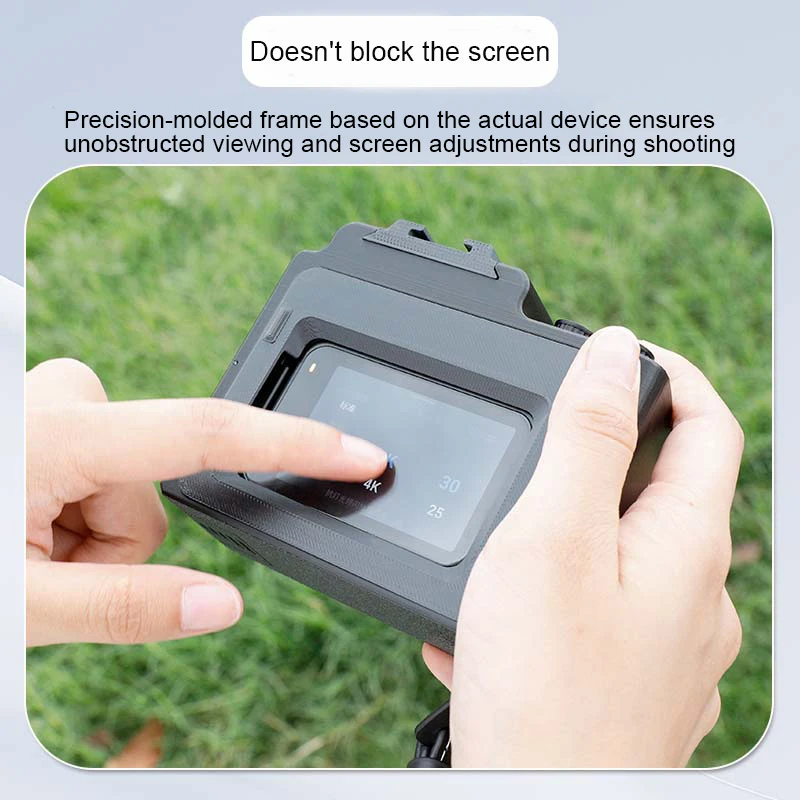 

Camera Shooting Grip Holder For Insta360 Ace Pro 2, Street Vlog Ergonomic Handle Bracket Protective Frame Case with Wrist Strap