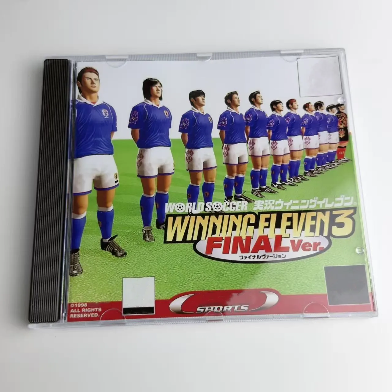 High-quality Reproduction Disc for PS1: World Soccer Jikkyou Winning Eleven 3 Final Ver (JP Vibration Version, No Manual)
