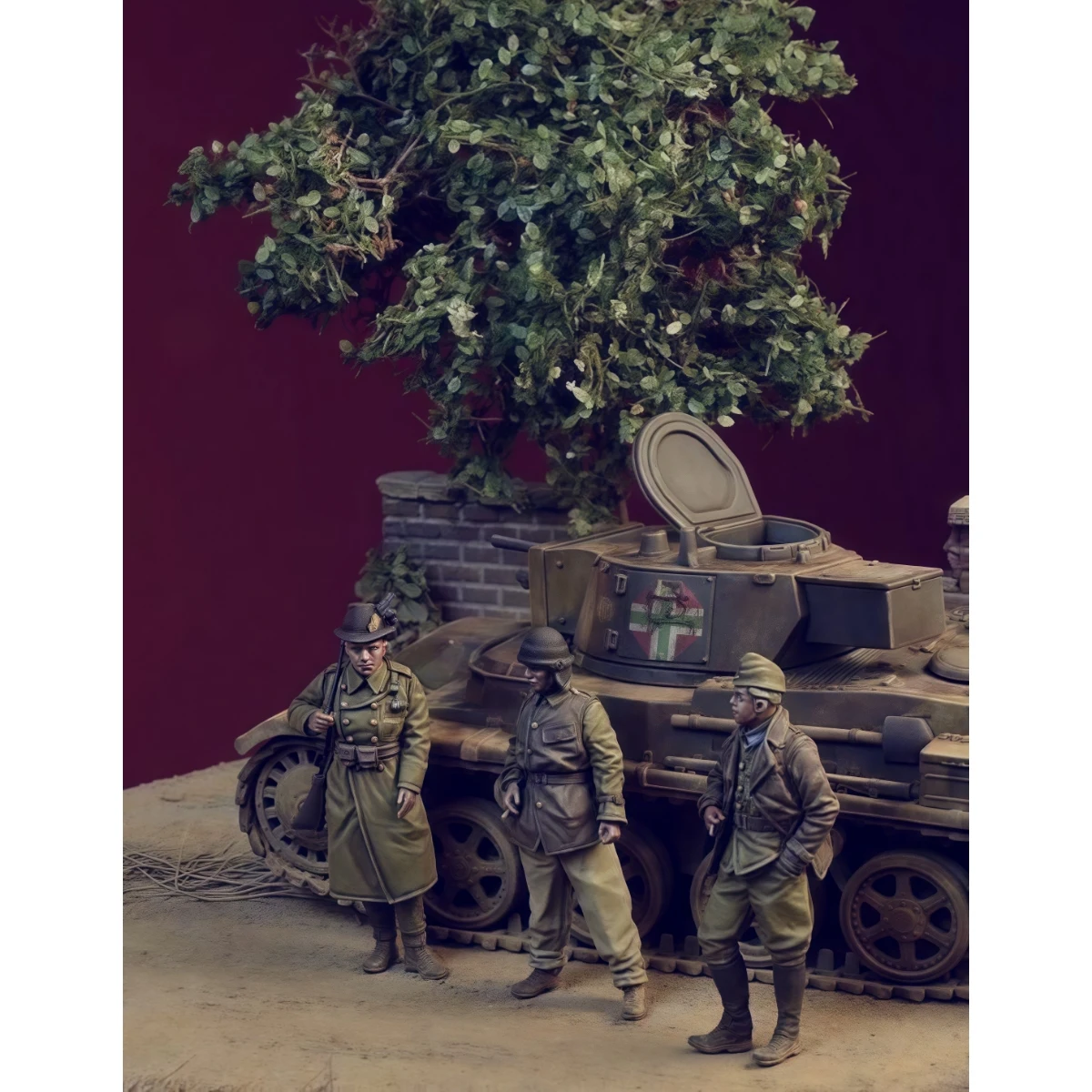 مجموعة نماذج غير مطلية من الراتنج 1/72، موضوع عسكري، الجيش الملكي المجر من الحرب العالمية الثانية غير مجمعة وغير مطلية GK، 1497R