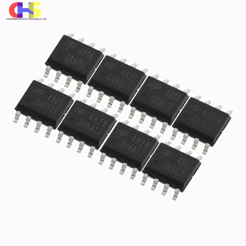 10pcs AO4800 AO4801 AO4803 AO4805 AO4806 AO4807 AO4813 AO4821 AO4822 AO4828 AO4840 AO4844 AO4884 MOSEFT Field-effect Transistor