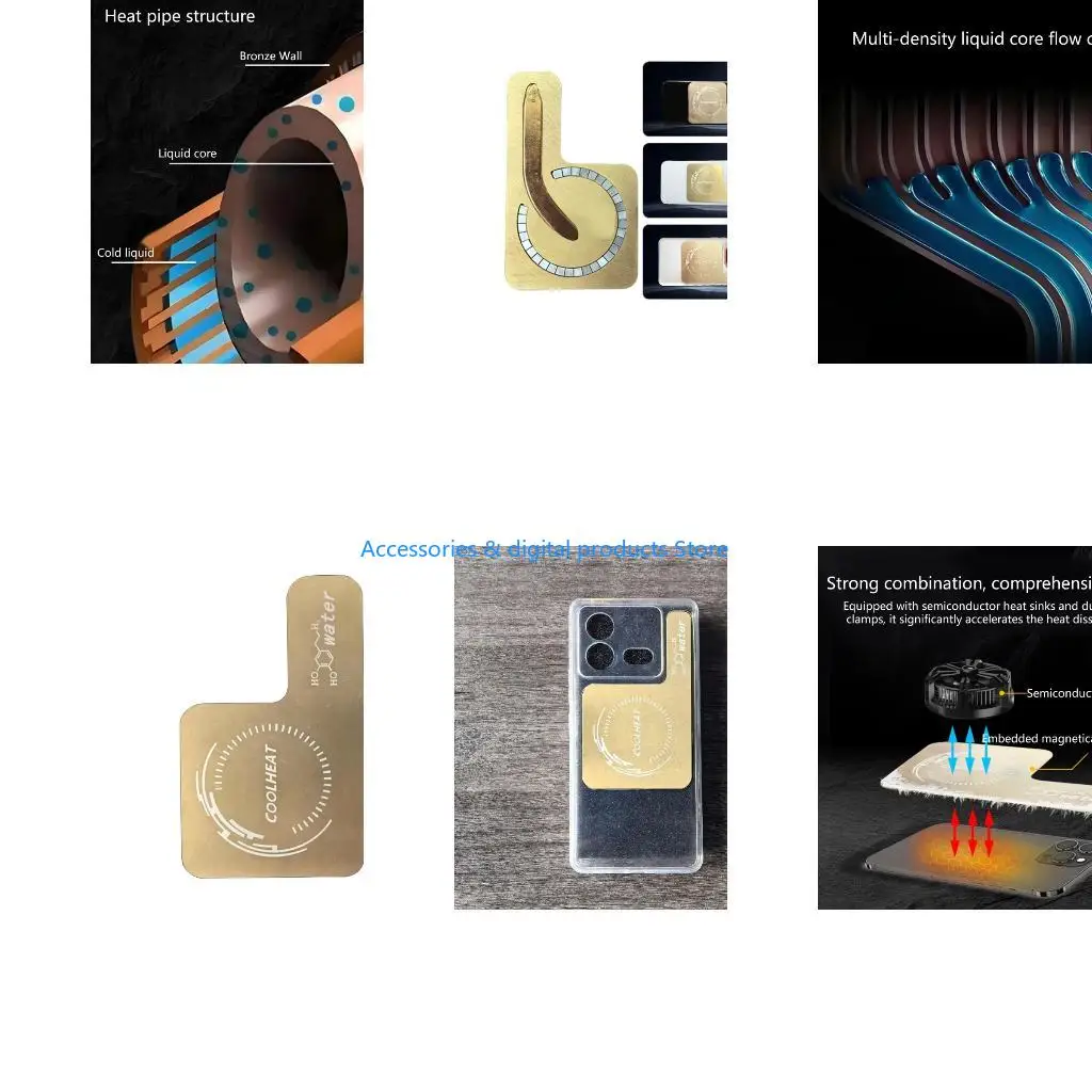 77JD Copper Heat Pipe Technology Heat Dissipation Plate for Enhances Cooling Performances on Mobile Devices and