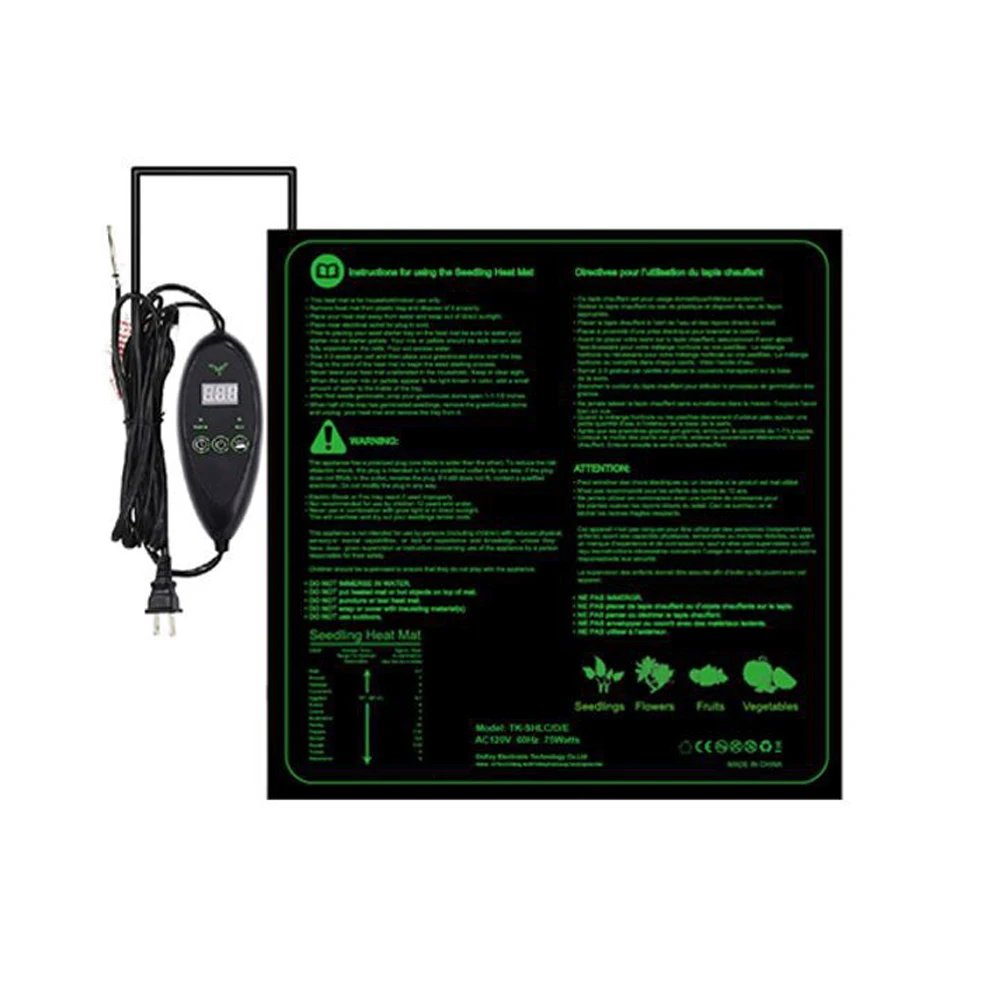 SixStage قابل للتعديل الشتلات درجة الحرارة الحرارة حصيرة نباتات داخلية إنبات لوحة التدفئة مقاوم للماء انتشار استنساخ كاتب حصيرة