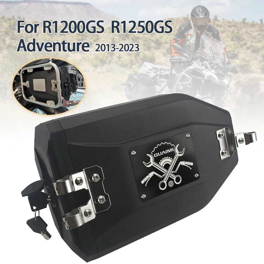 

For R1200GS R1250GS LC ADV 2013-2023 Waterproof Tool Box R1200 GS R1250 GS Adventure For Benelli TRK502 Motorcycle Side Box