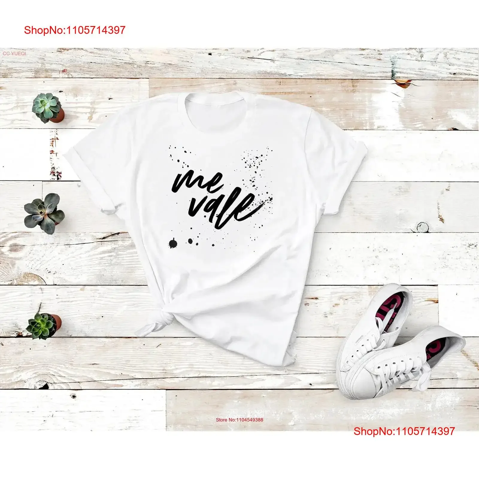 Me Vale tee White T Shirt in Spanish that means I Don't Care vintage Washed fashion streetwear homme Stylish Breathable Unisex