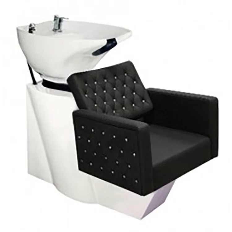 

Professional Comfortable Cheap Salon Furniture Hair Shampoo Unit Bed Backwash Bowl and Chair Wash Shampoo Chairs