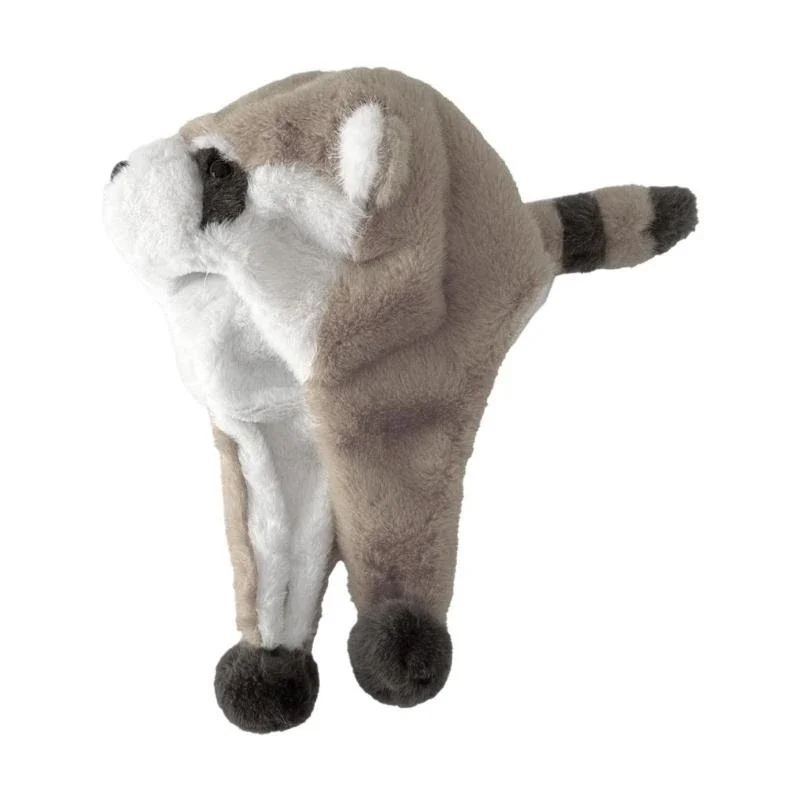 J15U قبعات الأذن قبعة لينة للبنين بنات 3-10 سنوات الخريف الشتاء في الهواء الطلق قبعات دافئة الاطفال إيرفلاب قبعة أقل الباندا قبعة #3