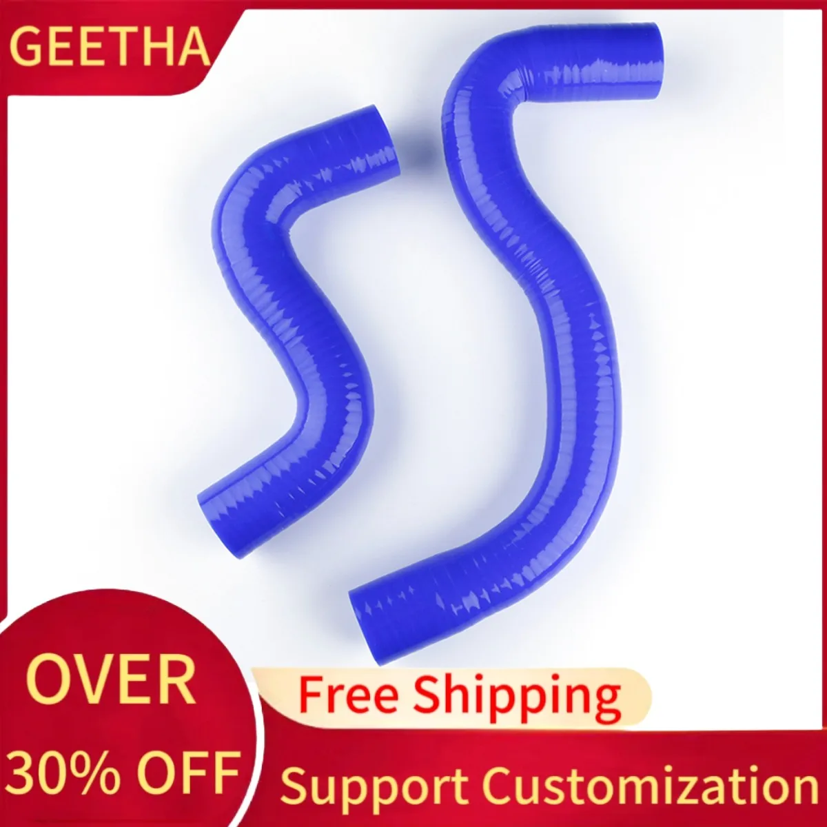 For 1998-2007 Peugeot 206 Manul 1.6L TU5JP4 16V Silicone Radiator Coolant Pipe Tube Hose Kit