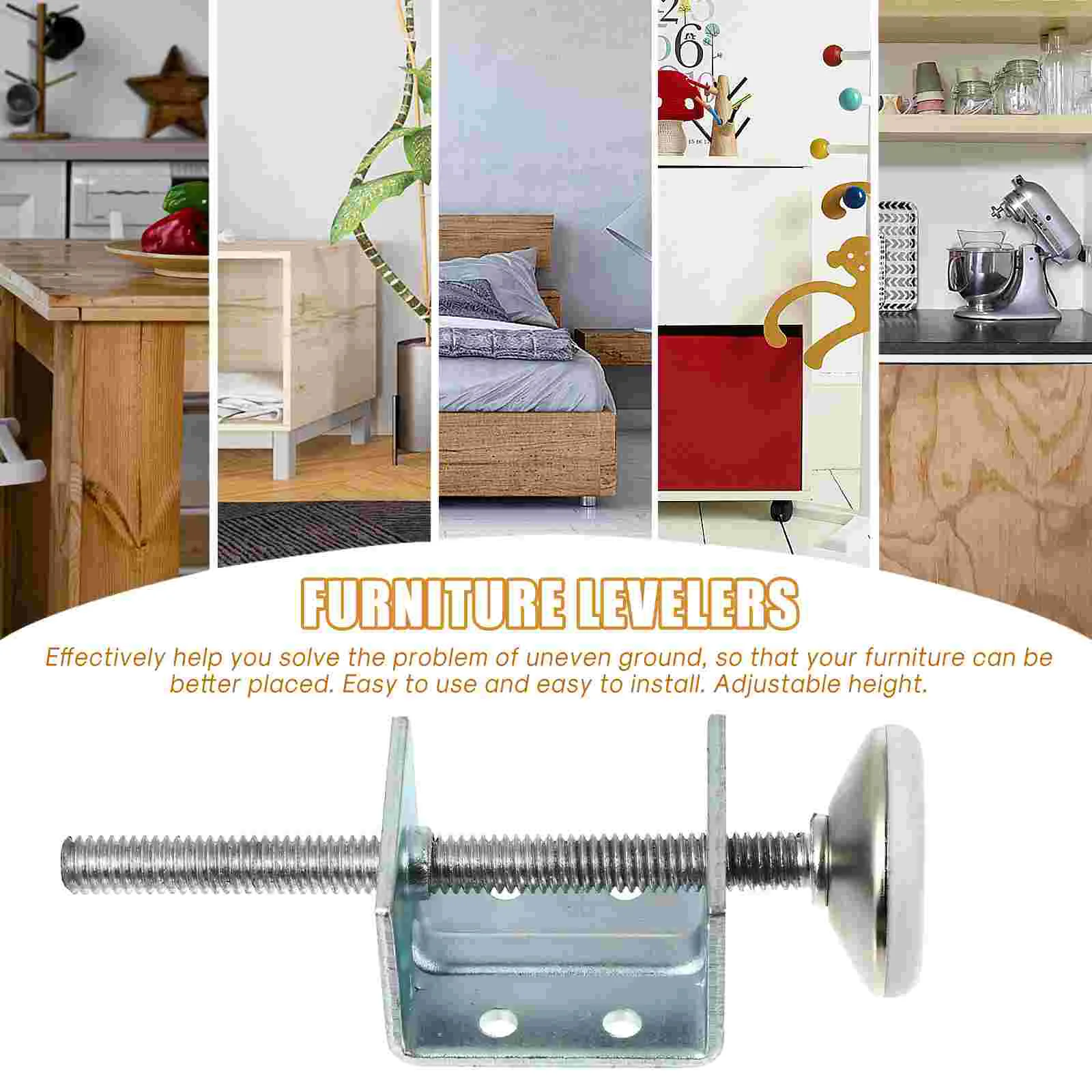 Furniture Adjustment Feet Leveler for Workbench Levelers Leg Adjustable Leveling Foot Desk Legs