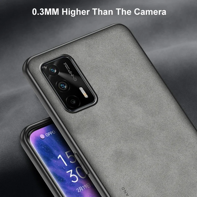 For Realme GT Neo Flash Coque Luxury Leather Case For Realme GT Neo 2T 5G Matte Cover Silicone Shockproof Protection Phone Case