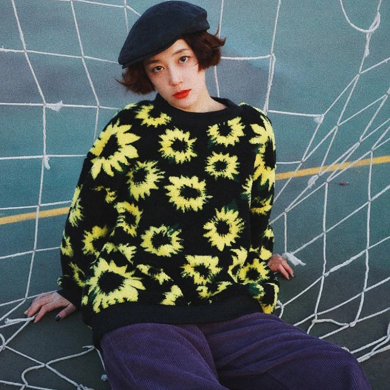 

Зимняя толстовка Mr. Pasture с капюшоном, теплая, с отделкой из овечьего меха, в стиле ретро, художественная, из хлопка, с длинными рукавами, свободного кроя