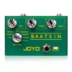 JOYO R-11 BAATSIN Overdrive & Distortion Guitar Effect Pedal 8 in 1 Pure Analog Circuit Multi Effects Pedal True Bypass