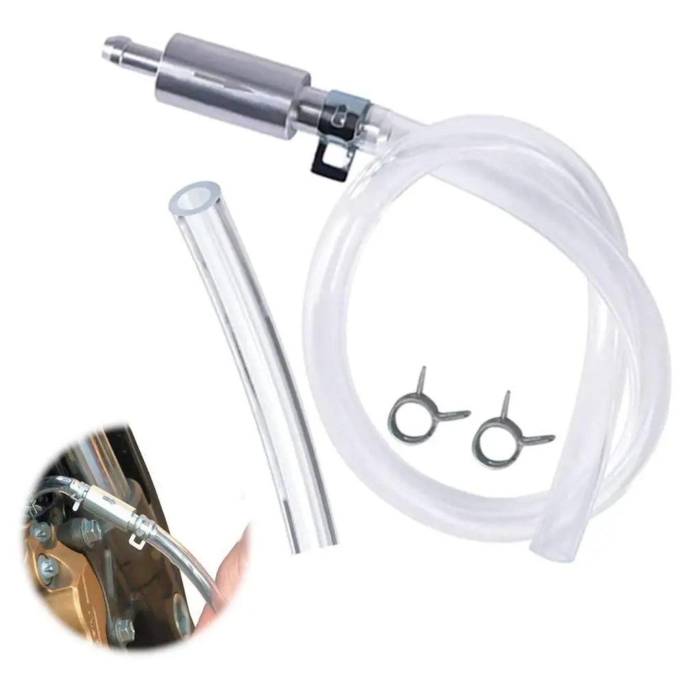 

Car Clutch Brake Bleeder Hose Hydraulic Clutch One Way Valve Tube Bleeding Tool Replacement Adapter Kit Auto Accessories