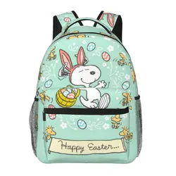 Snoopy For Girls Boys Large Capacity Student Backpack Lightweight waterproof Backpack 17inch