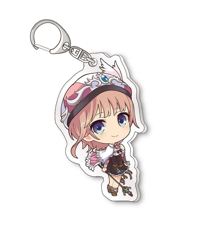 Anime Store Ever Darkness Ryza Lila Empel Claudia Tao Lent 25th Anniversary Acrylic Keychain Pendant  Fans Charm Gifts About 6cm