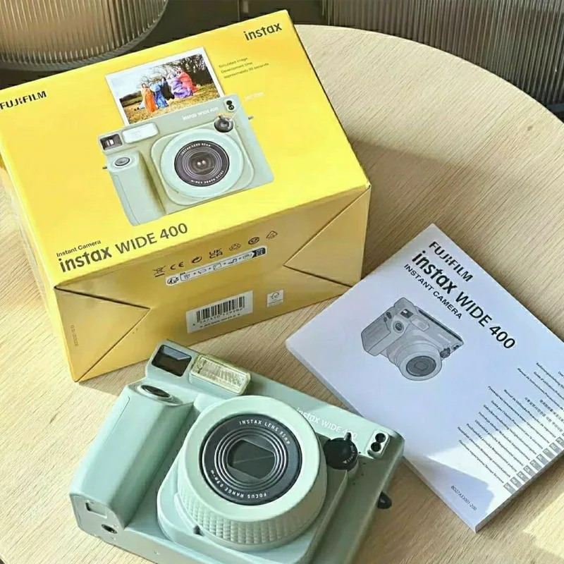 

Фотобумага и сумка для камеры в комплекте. Фотоаппарат Fujifilm Instax Wide 400. Оригинальная моментальная камера. Обновленная версия Wide 300.