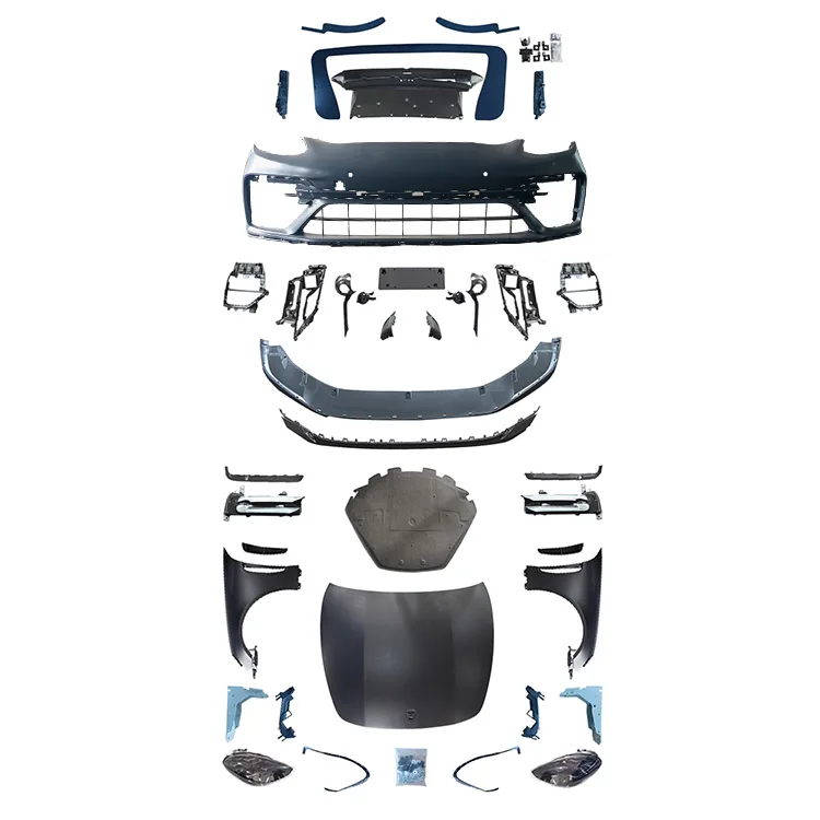 SPM Auto Parts for Porsche Panamera Body Kit Front Body Kit Accessories Plastic Old Upgrade to New Model