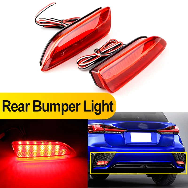 

2PCS For Lexus CT 200h CT200h 2011-2015 Car Bumper Tail Light Rear Fog Light Bumper For Toyota Corolla 2011-2013 OEM: 8192002030
