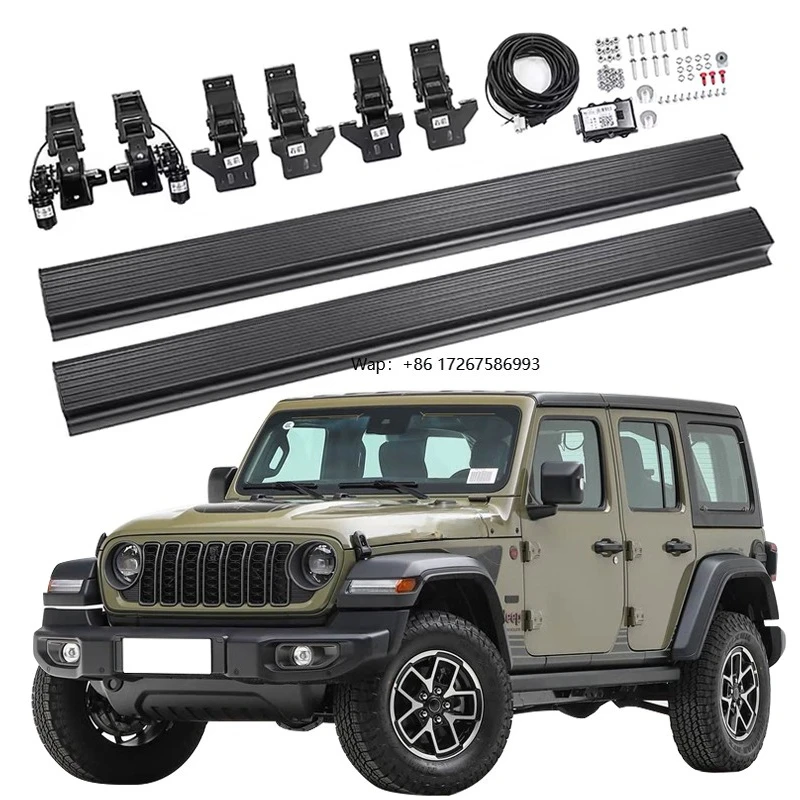 

Electric Power Running Board Electric Side Steps for Wrangler JL 4 Door Sahara Rubicon 2018-2024
