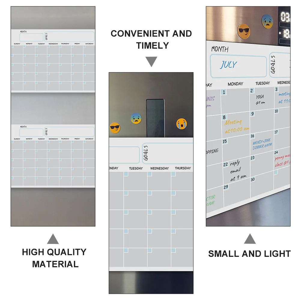 

Бестселлер: Набор магнитных календарей A3 для холодильника, многоразовый планер-доска с белым фоном для ежемесячного планирования