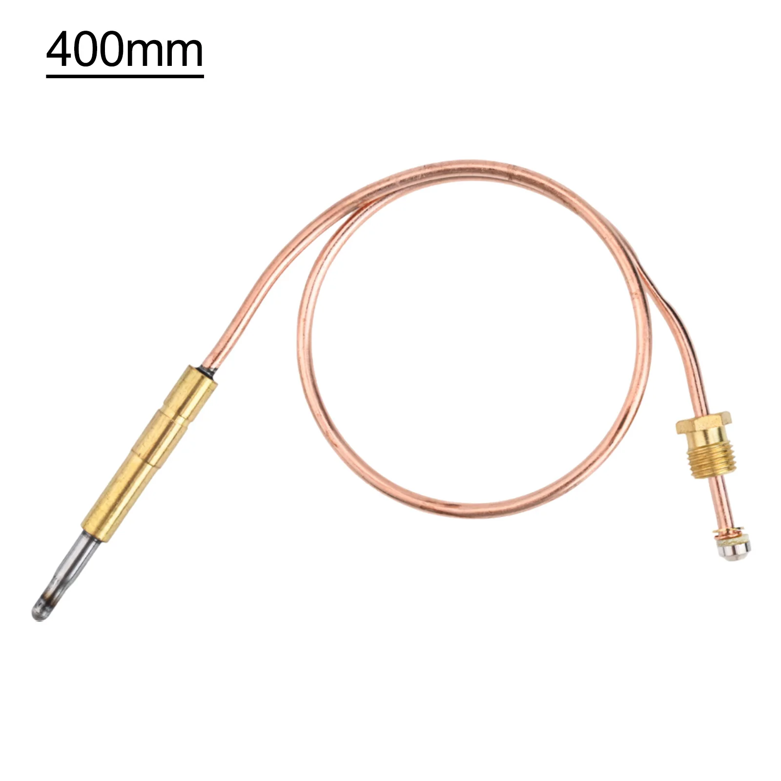 Reliable Water Heater Thermocouple Sensor Flameout Protection M9*1 Nut 400mm Length NGLPG Propane Butane Gas Compatible