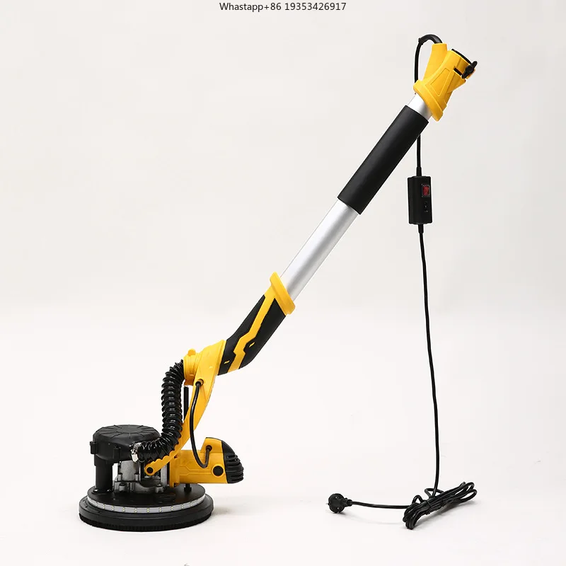 Self-priming long pole wall sander,Applicable to double light strip putty polisher,ultra-light wireless sandpaper sander