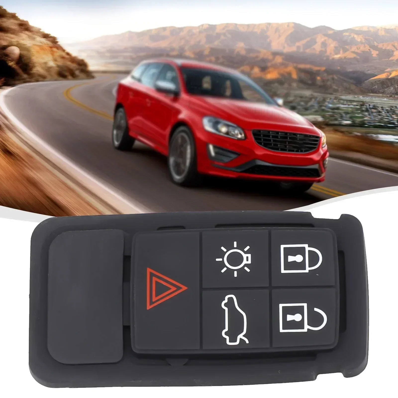 Reliable Rubber Remote Car Key Fob Case Pad Suitable For Volvo XC60 XC70 V70 S60 S80 Protect Your Car Key Buttons