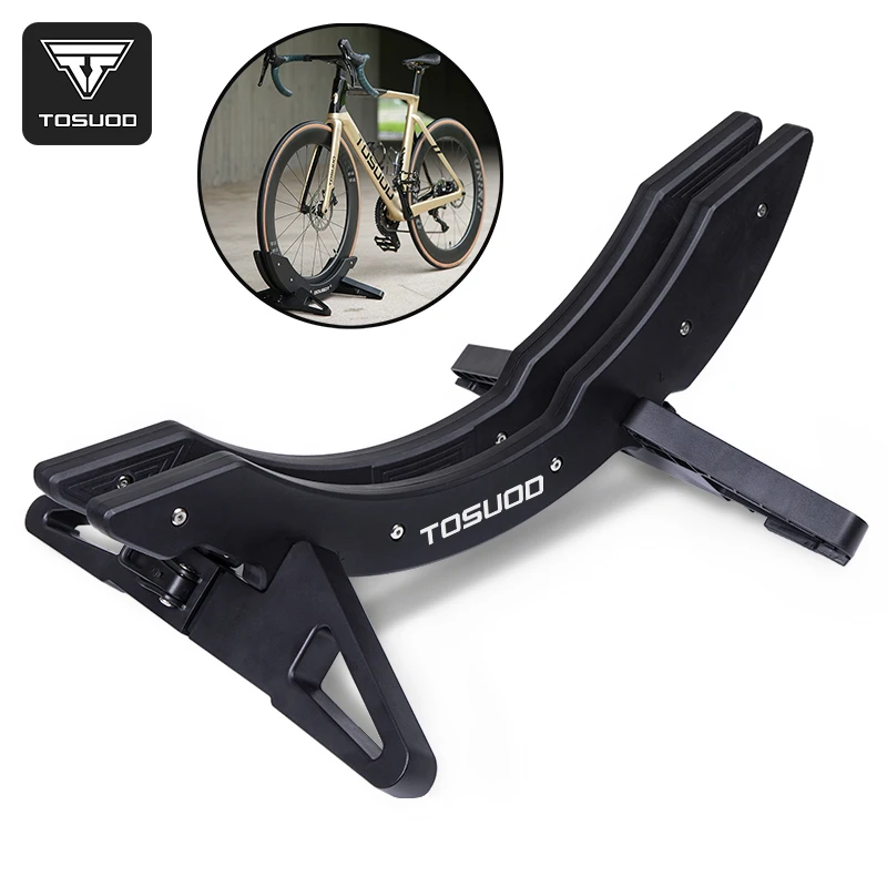 

TOSUOD Bike Stand ABS Plastic Bicycle Parking Rack Adjustable Road And Mountain Bikes Parking Display Stand Cycling Accessories