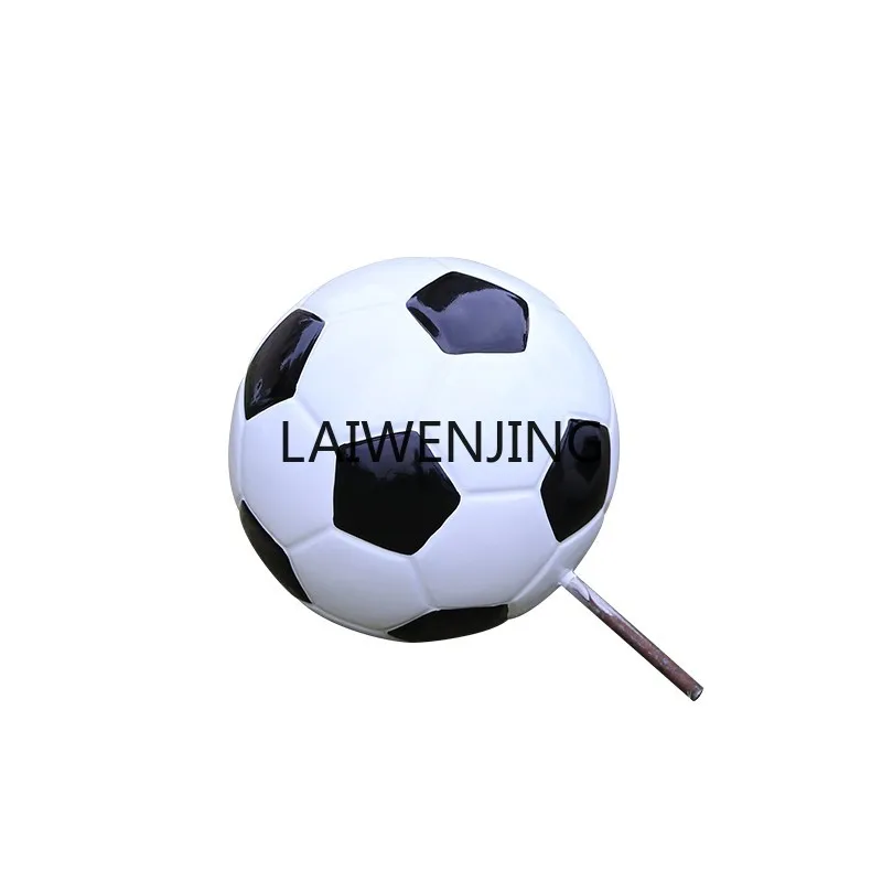 SGF football sculpture fiberglass garden landscape decoration table and chair model large ornament